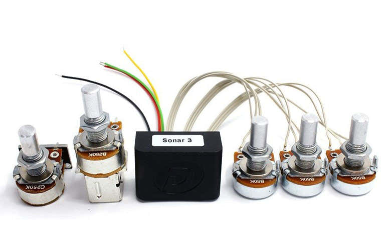 DELANO SONAR BASS PREAMP 3-Band-Elektronik