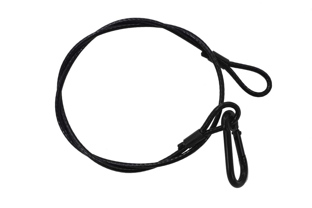 Sicherheitsschlinge 4 mm 85 cm Schwarz