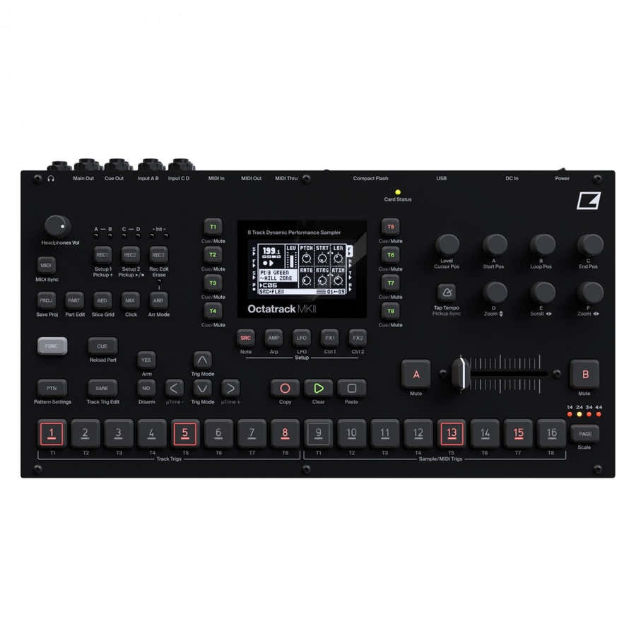 Octatrack MKII Schwarz - Generalüberholt