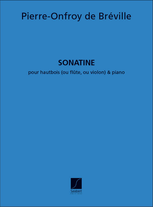 DE BREVILLE P. - SONATINE - VIOLON ET PIANO