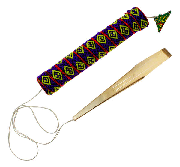 Roots Percussion BRASS DOUBLE H'MONG DANMOI JEW'S HARP - VIETNAM