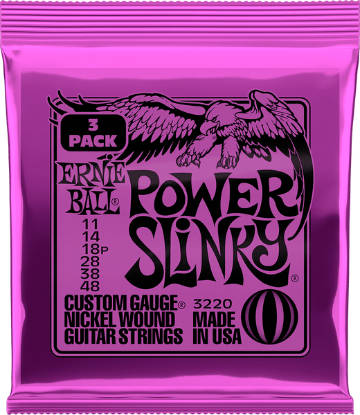 Ernie Ball 3220 Power Slinky 11-48 3er-Pack