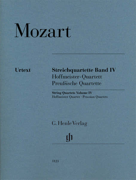 Henle Verlag Mozart W.a. - String Quartets Vol.4