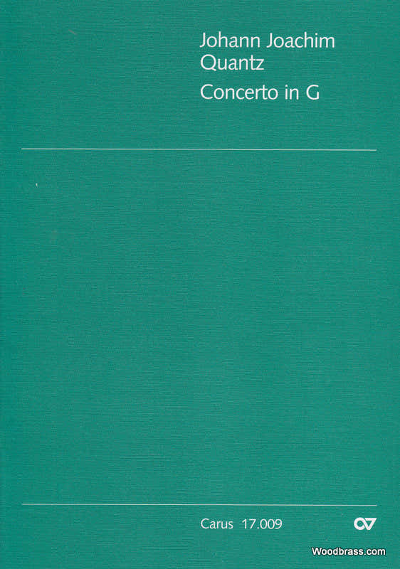 QUANTZ J.J. - CONCERTO IN G QV 5:178