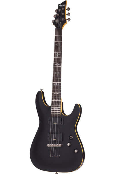 Schecter Demon 6 Gealtertes Schwarz, satiniert