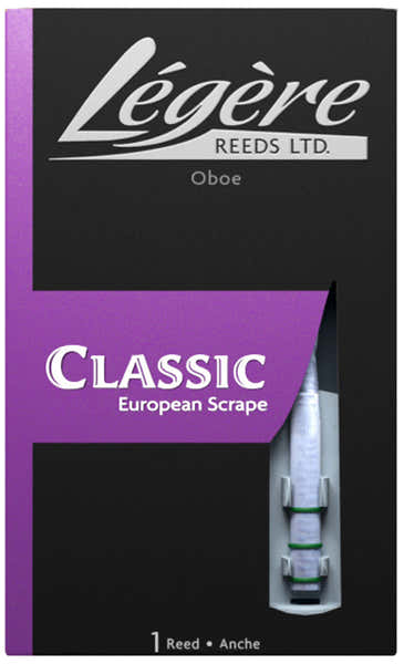 Legere SYNTHETIC OBOE REED EUROPEAN SCRAPE NEWS MEDIUM