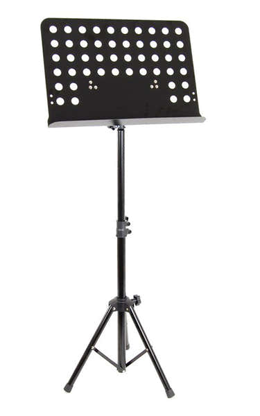 Woodbrass MU30 Notenständer Schwarz Orchester Ablage