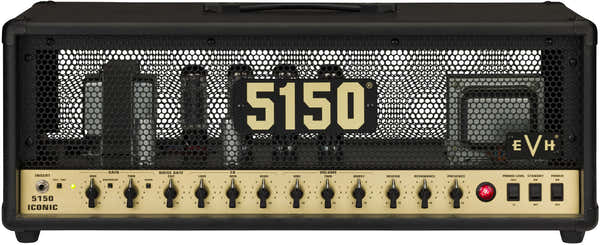 EVH 5150 Iconic Serie 80W EL34 Topteil Schwarz 230V Eur
