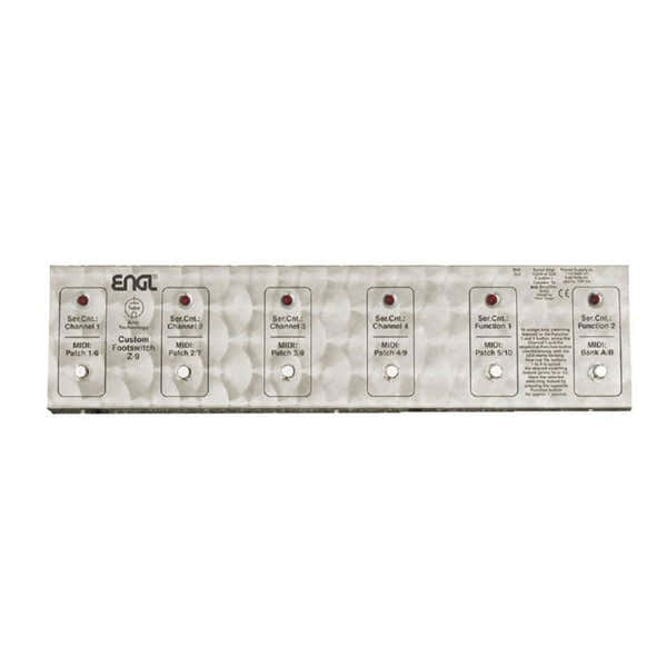 Engl Z-9 FOOTSWITCH 6 FUNCTIONS AND MIDI PEDALBOARD 10 PRESETS