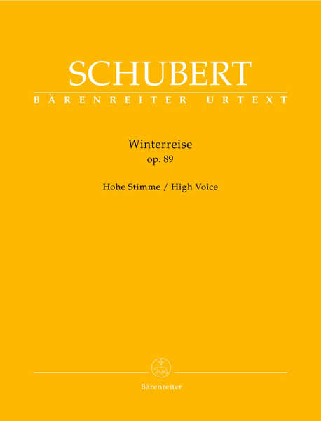 Barenreiter Schubert F. - Winterreise Op.89 D 911 - Voix Haute Piano