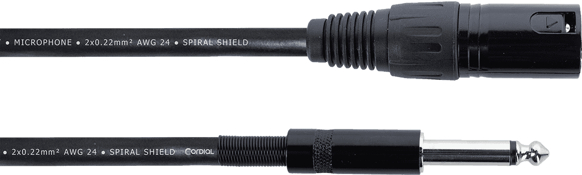 Audiokabel XLR-Stecker / Mono-Klinke 5 M