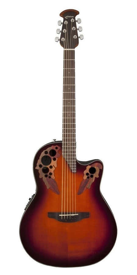 E-Akustikgitarre Celebrity Elite Mid Cutaway Sunburst