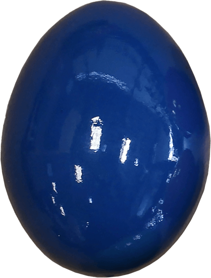 BLUE WOODEN EGG SHAKERS