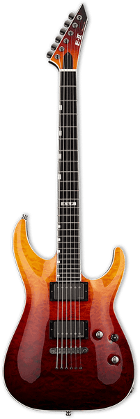 ESP E-II Horizon NT-II Tiger Eye Amber Fade