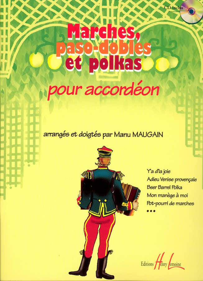 Maugain Manu - Paso-Doble-Märsche und Polkas + CD - Akkordeon