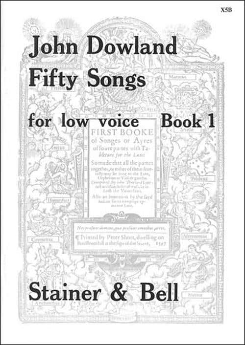 Dowland John - 50 Lieder Bd.1 - Tiefe Stimme und Klavier
