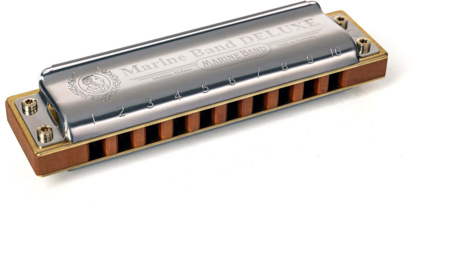 DIATONISCHEN 2005/20 MARINE BAND DELUXE 10 LOCHER G SOL