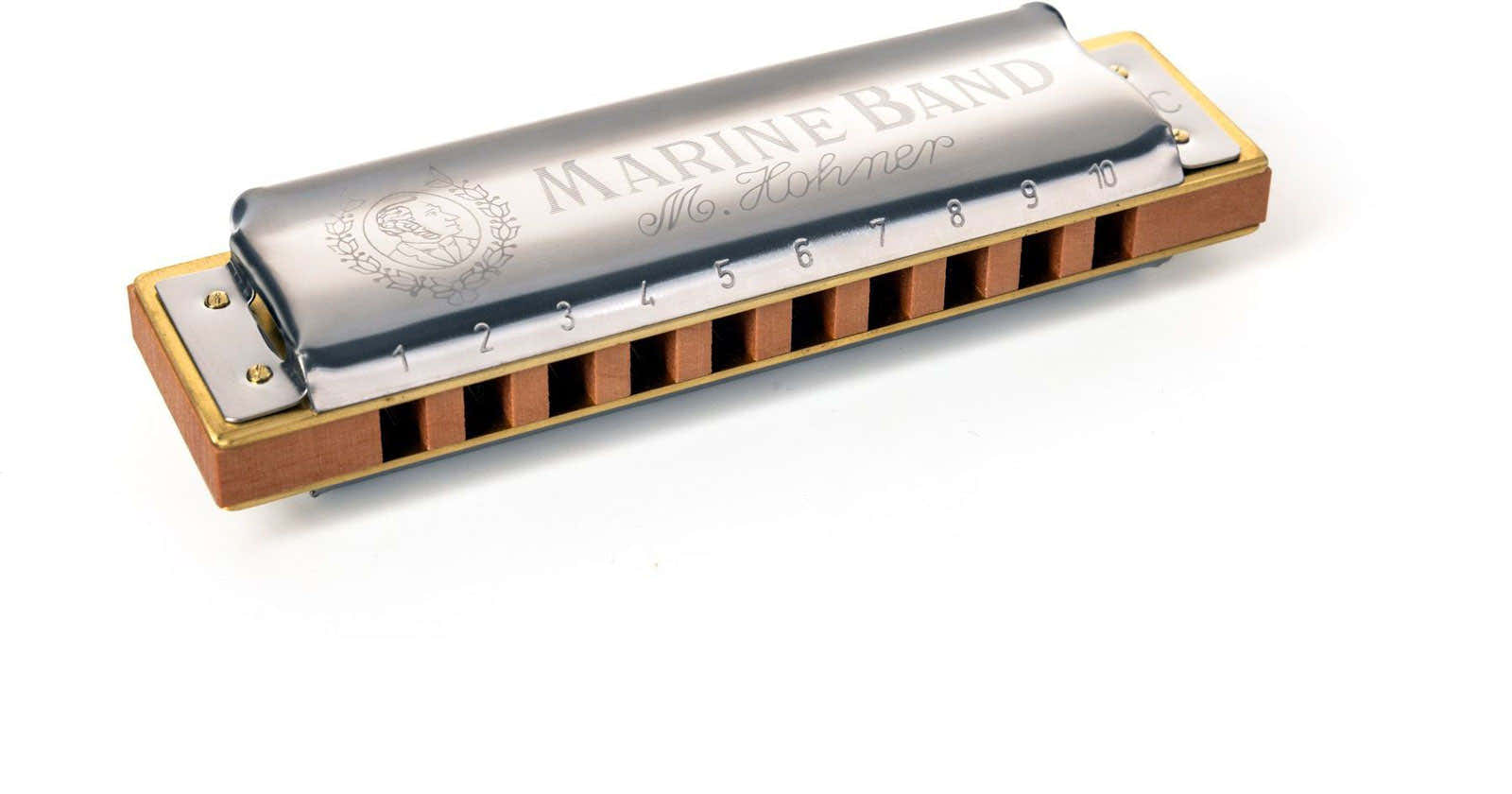 DIATONISCHEN 1896/20 MARINE BAND 10 LOCHER BB SIB