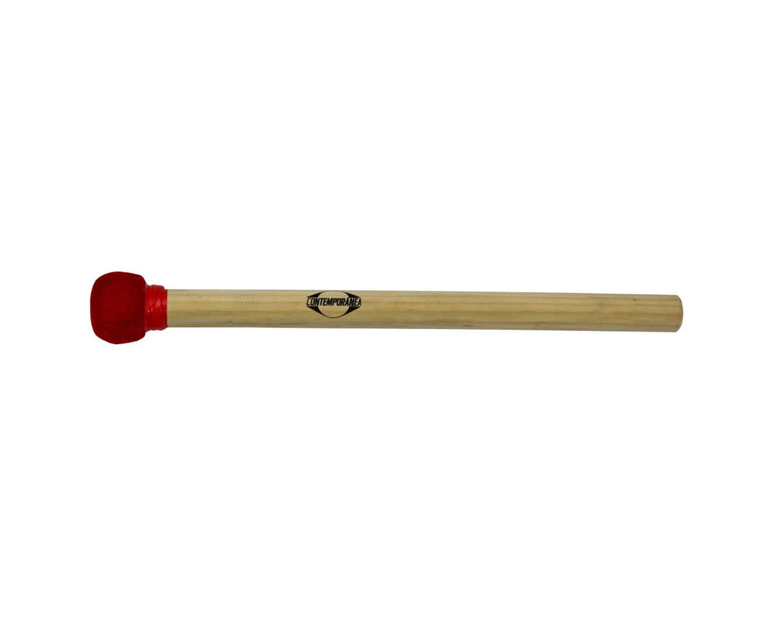 Surdo-Mallet Rot Holz Holz Kleiner Kopf 35Cm