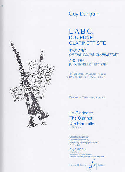DANGAIN GUY - L'ABC DU JEUNE CLARINETTISTE VOL.2 - CLARINETTE