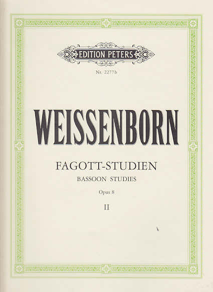Weissenborn - Etüden für Fagott Op.8 Bd.2