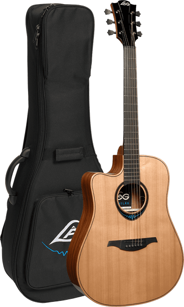 Lâg Bluewave 2 TLBW2DCE Dreadnought Cutaway Linkshänder