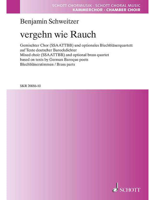 Schweitzer B. - Vergehn Wie Rauch - Stimme
