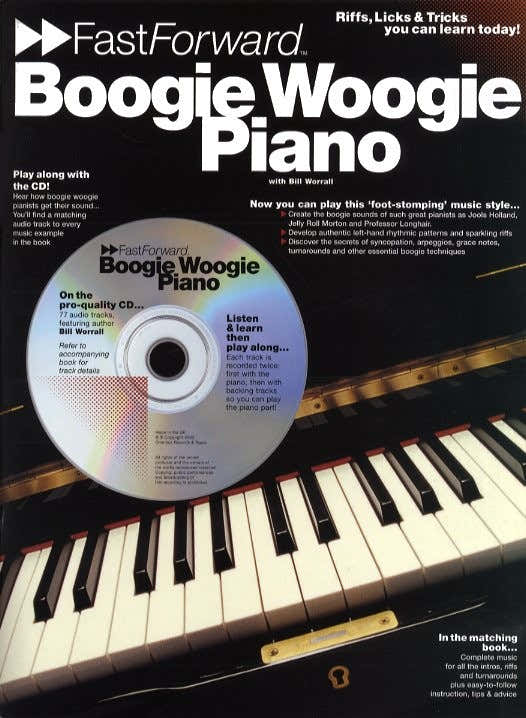 Worrall Bill - Fast Forward - Boogie Woogie + CD - Klavier
