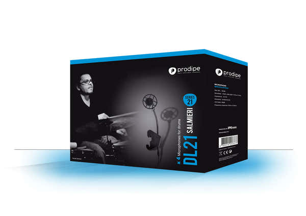 Prodipe DL21 Salmieri Drums - 4er-Pack Mikrofone