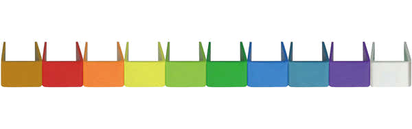 Mipro RH87 Set mit 10 farbigen Identifikationsclips