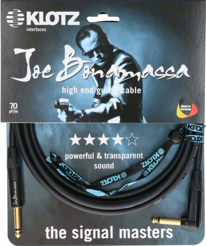Joe Bonamassa Gitarre 6M Mono-Klinke-Mono-Klinke Abgewinkelt,