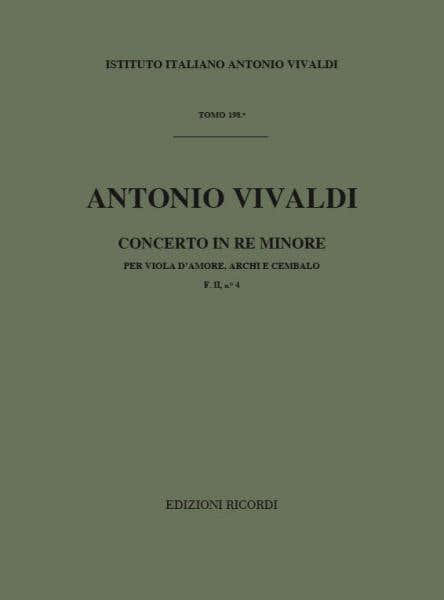 Vivaldi A. - Concerto In Re Min. RV 393 F.ii/4 - Viole D'amour