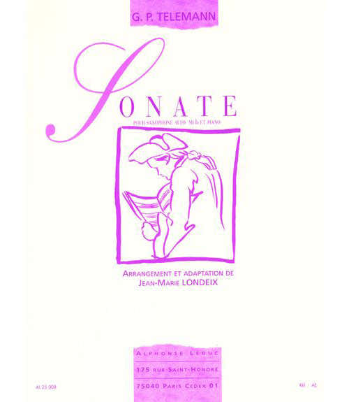 Telemann G. PH. - Sonate En Mib - Saxophone et Piano