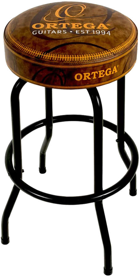 Tabouret 30" Noir Et Brun