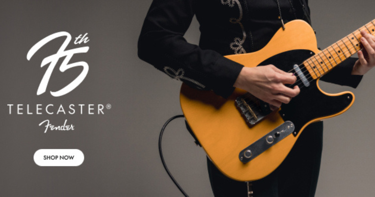 Fender fête les 75 ans de la Telecaster avec plusieurs modèles anniversaire