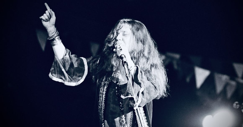 Janis Joplin auf der Bühne: die freieste Stimme des Rock