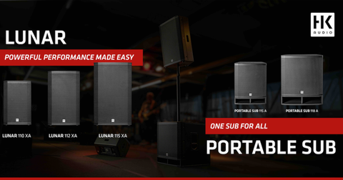 HK Audio LUNAR und PORTABLE SUB: Plug-and-Play-Beschallung