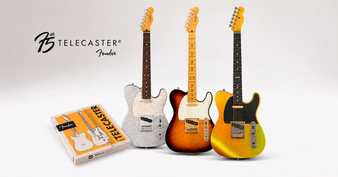 Fender schenkt dir beim Kauf einer Telecaster zum 75. Jubiläum ein Sammlerbuch