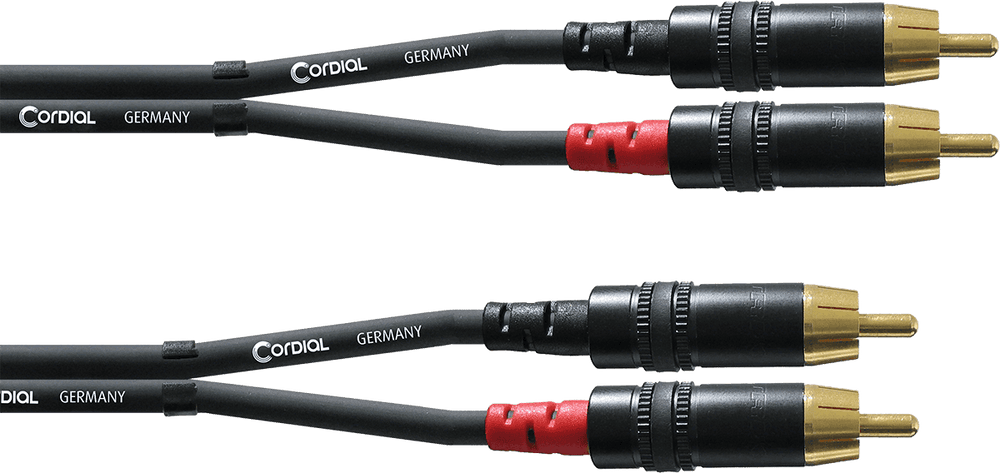 Cordial Doppeltes Audio-RCA-Kabel 1,5 M