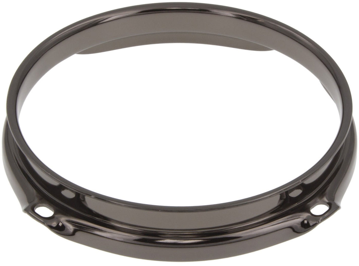 H23-6-4BK - 6" Spannreifen 4-Loch Schwarze Super dreifache Flansch 2.3mm