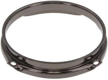 H23-6-4BK - 6" Spannreifen 4-Loch Schwarze Super dreifache Flansch 2.3mm