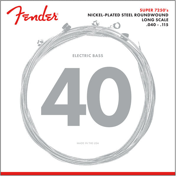 SUPER 7250 Nickel-PLATED ROUNDWOUND LONG SCALE 5C 40-115