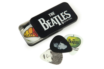 Beatles Signature Gitarrenplektrum-Dosen Logo 15 Plektren