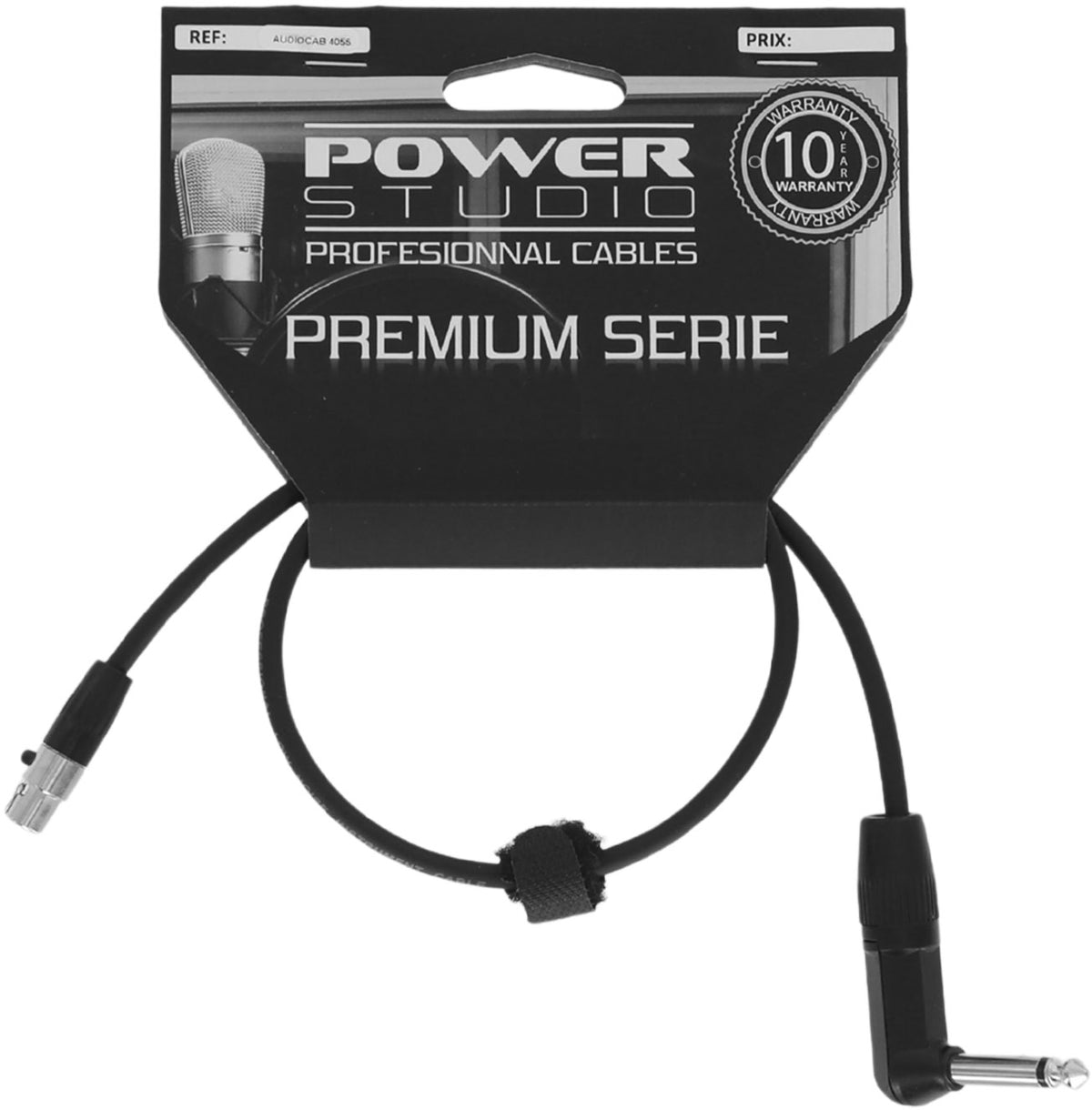AUDIOCAB 4055 Winkelklinke auf Mini-XLR 4-polig (Shure) 60 cm
