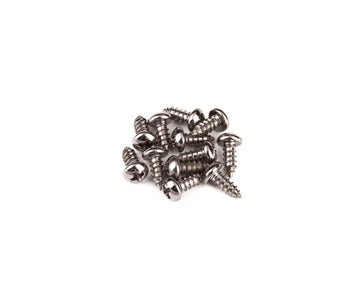SLIDE SWITCH MOUNTING SCREWS - JAGUAR/JAZZMASTER (4-40 X 1/4" PHILIPS) NICKEL (12)