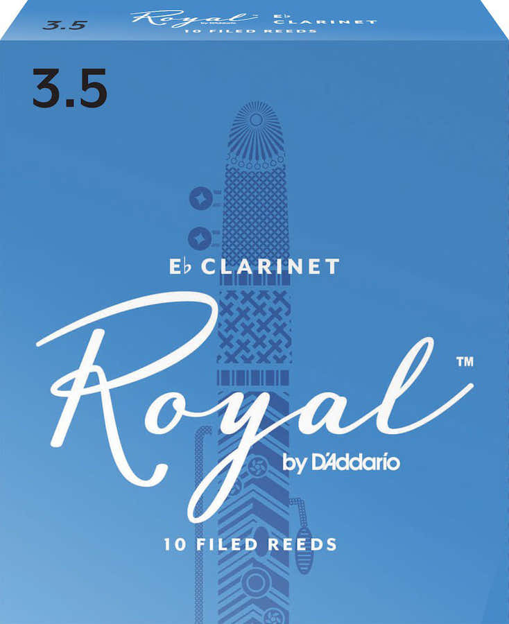 RBB1035 - RICO ROYAL Eb KLARINETTE BLTTER FORCE 3.5 BOX OF 10