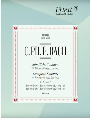 Bach - Complete Sonatas Vol. 5 - Flute et Basso Continuo