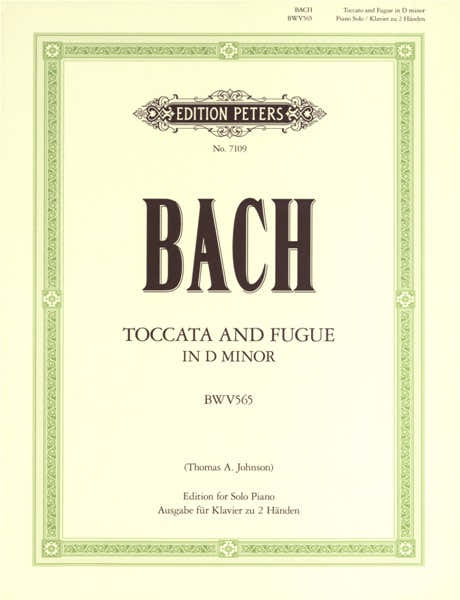 BACH JOHANN SEBASTIAN - TOCCATA & FUGUE IN D MINOR BWV 565 - PIANO