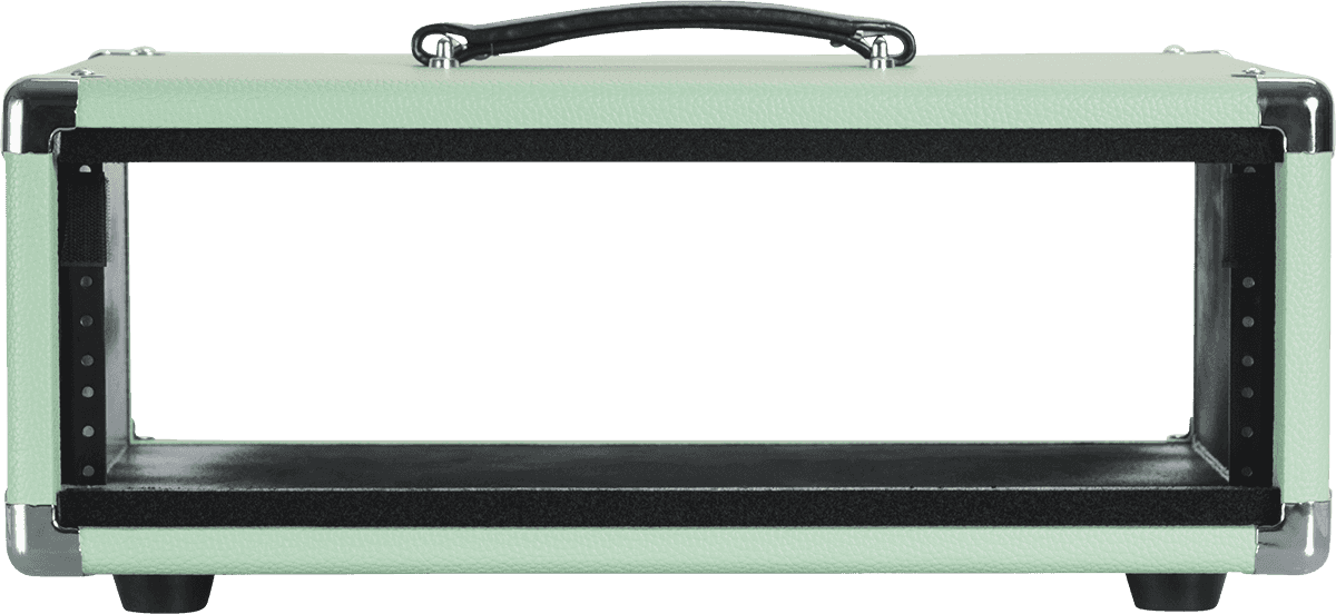 WOODEN RACK 3U VINTAGE AMP SURF GREEN