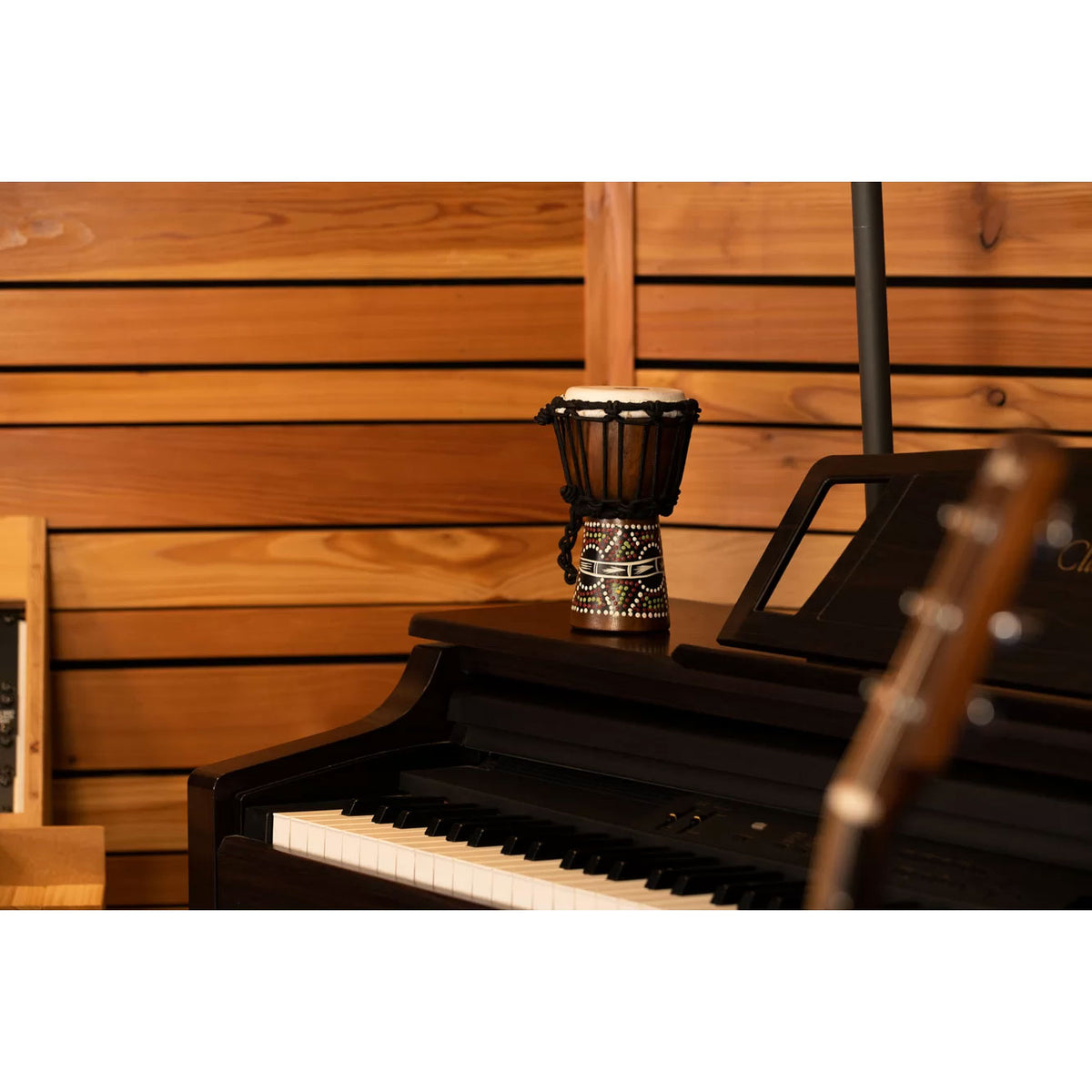 Djembe XX Small Dunkles Schlangendesign